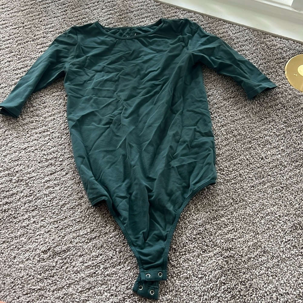 Free people teal body suit